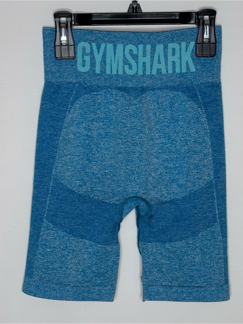Gymshark Flex Seamless Cycling/Biker Shorts BlueMarl/Aqua
Size: Small - Picture 2 of 5